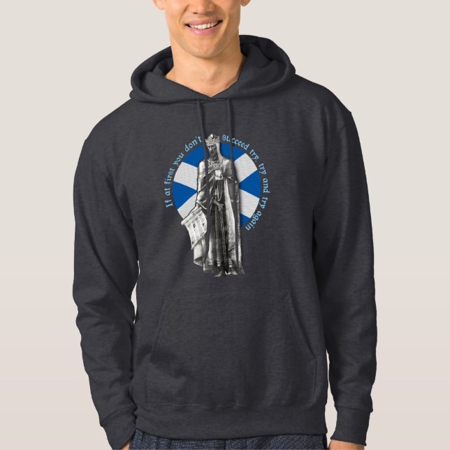 SCOTLAND KUNG ROBERT THE BRUCE T-Shirt Hoodie (Framsida)