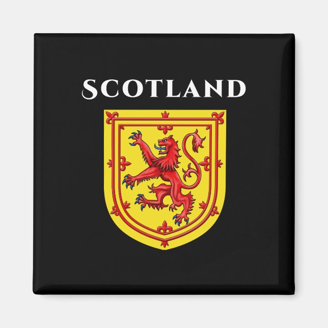 Scotland Lejon Rampant Magnet (Framsidan)