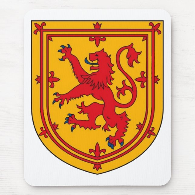 Scotland Lejon Rampant Shield Musmatta (Framsidan)