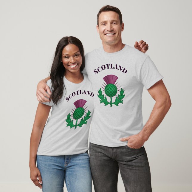 Scotland Lila Thistle T-Shirt (Unisex)