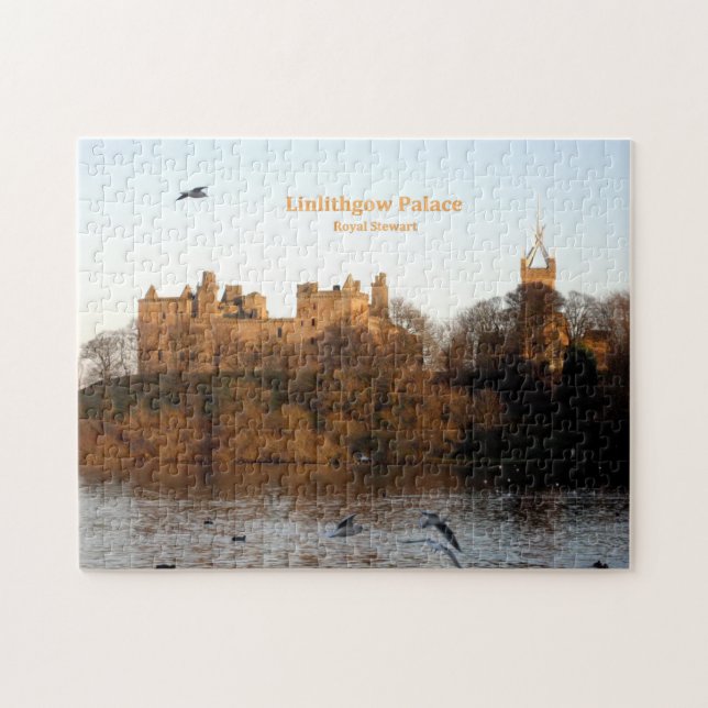 Scotland Linlithgow Palace Royal Stuart Stewart Pussel (Horisontell)
