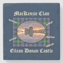 Scotland MacKenzie Klan Eilean Donan Castle Stenunderlägg