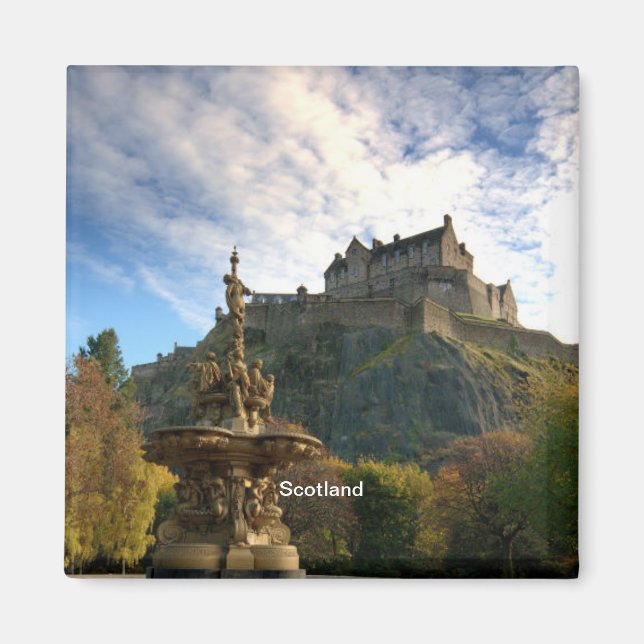 SCOTLAND: Majestic Scotland chillmagnet. Magnet (Framsidan)