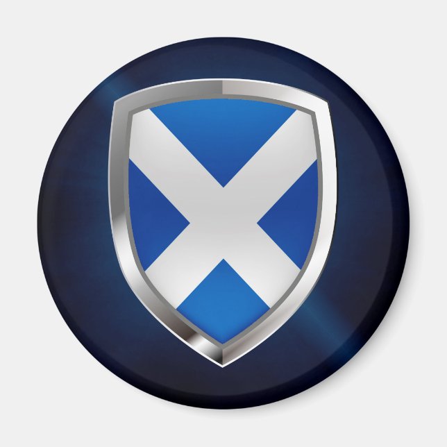 Scotland Metallic Emblem Magnet (Framsidan)