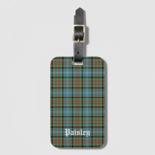 Scotland Paisley District Tartan Personlig Bagagebricka