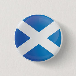 Scotland Round Icon Flagga Knapp