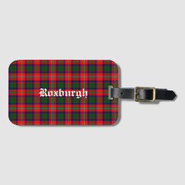 Scotland Roxburgh District Tartan Personlig Bagagebricka