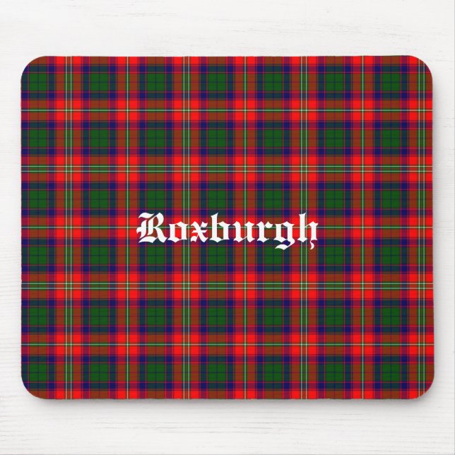 Scotland Roxburgh District Tartan Personlig Musmatta (Framsidan)