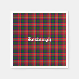 Scotland Roxburgh District Tartan Personlig Pappersservett