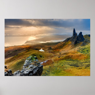 Scotland Scenia Rolling Backe Ligcape Poster