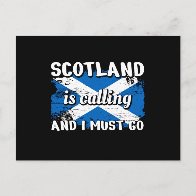 Scotland Schlotland Flagga Vykort (Framsida)