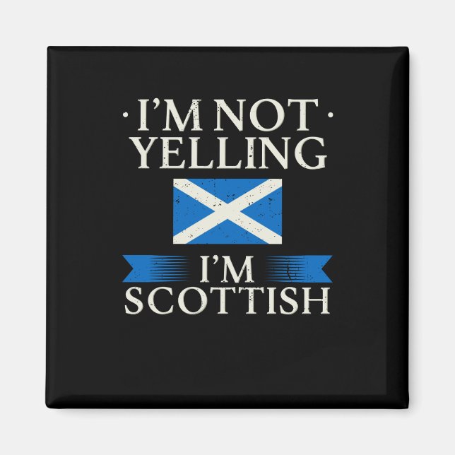 Scotland Scotland Flagga Magnet (Framsidan)