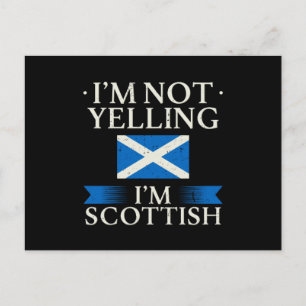 Scotland Scotland Flagga Vykort