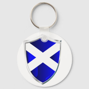 Scotland Shield Nyckelring