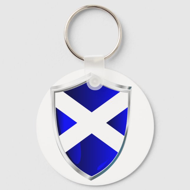 Scotland Shield Nyckelring (Framsida)
