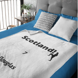 Scotland Soccer, anpassadet Fleecefilt