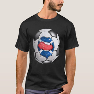 Scotland Soccer Fläkt Scotsman Flagga Mouth T Shirt