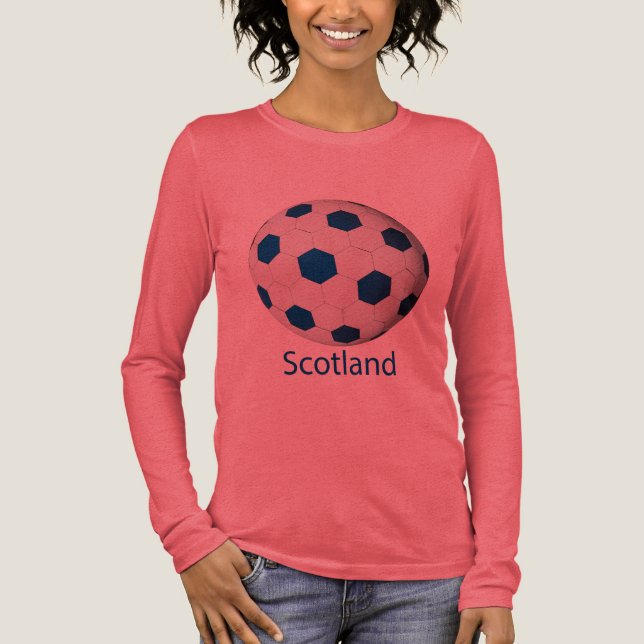 Scotland Soccer T Shirt (Framsida)