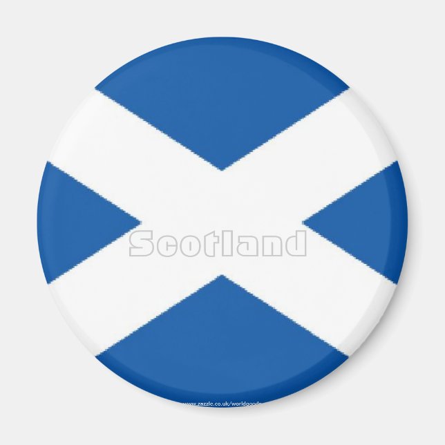 Scotland st and rews saltire flagga souvenir magne magnet (Framsidan)