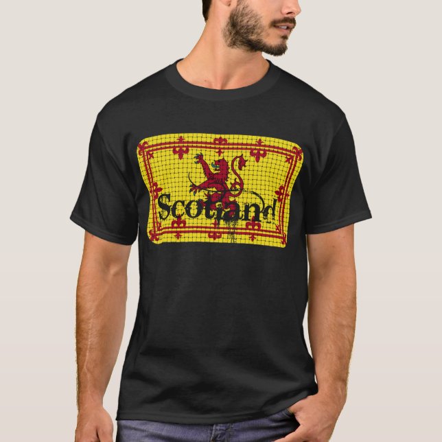 Scotland Standard Flagga Tee Shirt (Framsida)