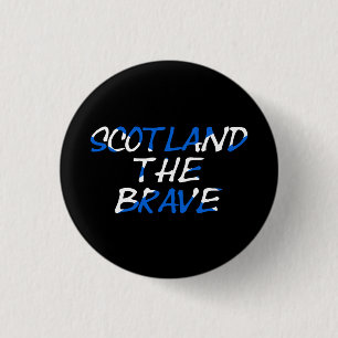 Scotland The Modig on Scottish Flagga pbcn Knapp
