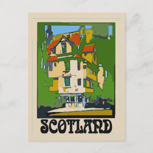 Scotland Travel Poster Vykort