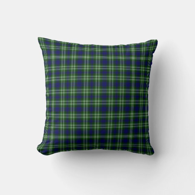 Scotland Tweedside District Tartan Kudde (Framsida)