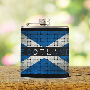 Scotland Woven Flagga Flask Fickplunta