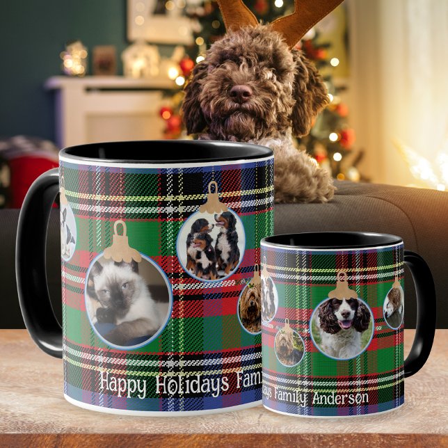 Scots Delight Tartan PHOTO Anpassningsbar Gift Mugg (Skapare uppladdad)