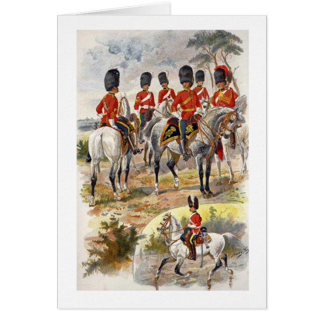 Scots Greys Hälsningskort (Framsidan)