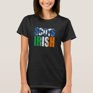 Scots Irish Flagga Scotland Ireland Vintage Scotti T Shirt