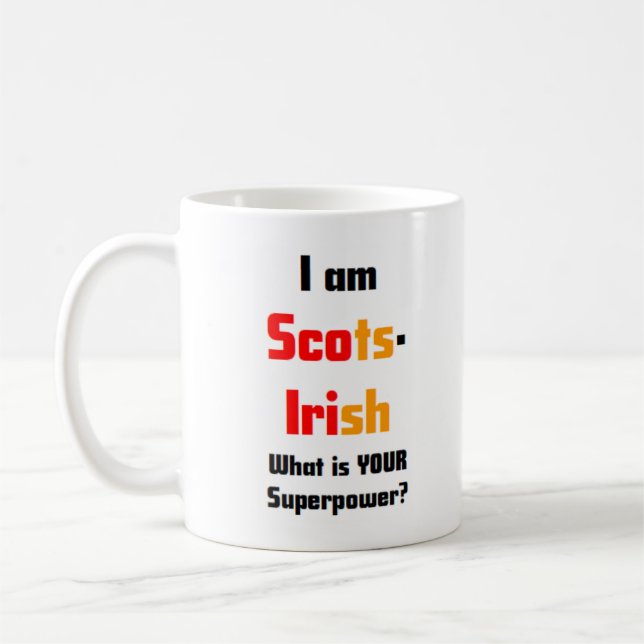 scots-irish kaffemugg (Vänster)