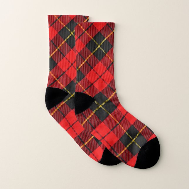 Scots pläd för stilklanWallace Tartan Strumpor (Par)