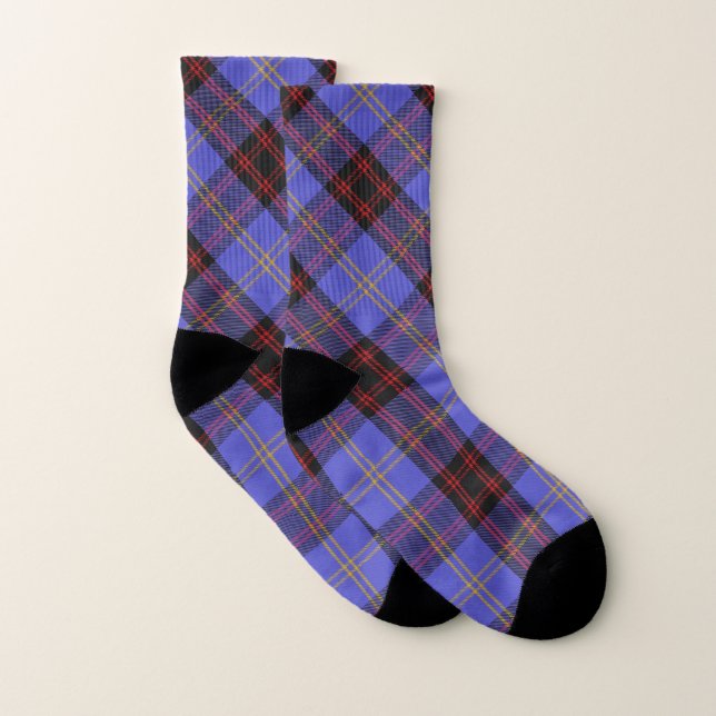 Scots Stil Klan Rutherford Tartan Play Strumpor (Par)