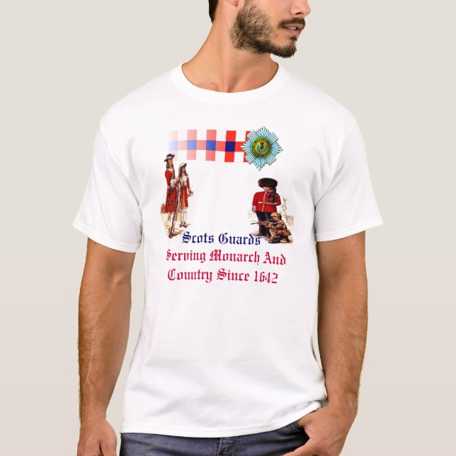 Scots vaktT-tröja 1642 Tee (Framsida)