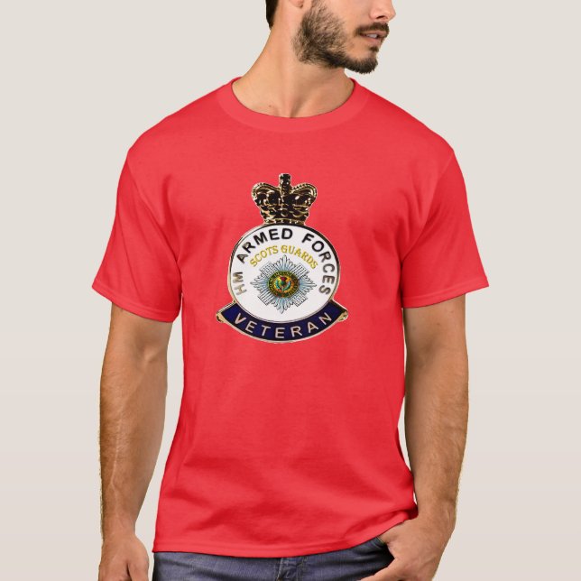 Scots vaktveteran T-tröja Tröja (Framsida)