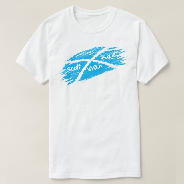 Scots Wah Hae T-shirt (Design framsida)