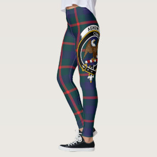 Scotstee Clan Agnew Vapenmärke Tartan Kvinnors Leg Leggings