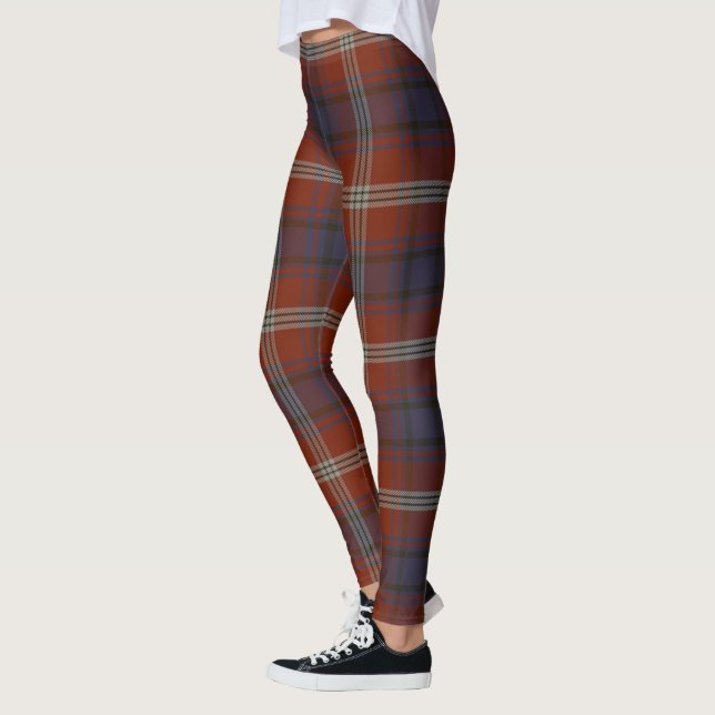 Scotstee Clan Ainslie Ancient Tartan Dambyxa Leggings (Vänster)