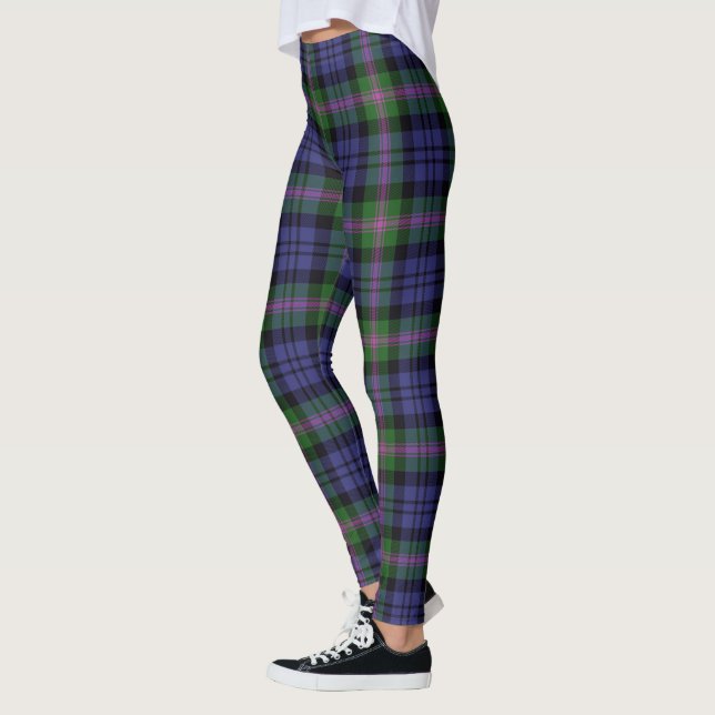 Scotstee Clan Baird Tartan Kvinnors Leggings (Vänster)