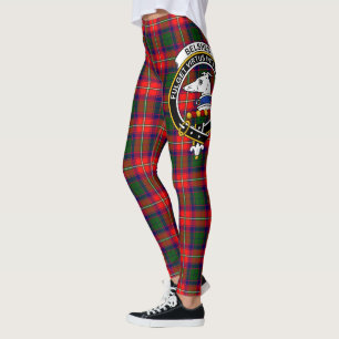 Scotstee Clan Belshes Crest Tartan Dam Leggings
