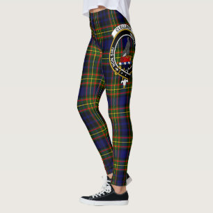 Scotstee Clan Clelland Crest Tartan Dam Strumpbyxo Leggings