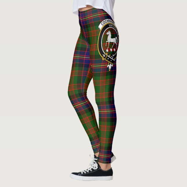 Scotstee Clan Cochrane Kamouflage Mönstring Leggin Leggings (Vänster)