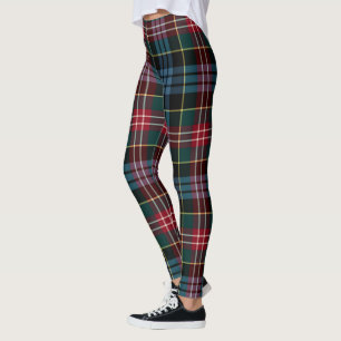 Scotstee Clan Comyn Tartan Damstrumpor Leggings