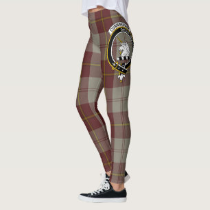 Scotstee Clan Cunningham Burgundy Dansare Crest Leggings