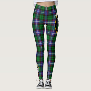 Scotstee Clan Galbraith Modern Kambrik Växthus Kvi Leggings