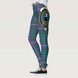 Scotstee Clan Glen Crest Tartan Dam Leggings