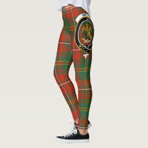 Scotstee Clan Hay Crest Tartan Kvinnors Leggings