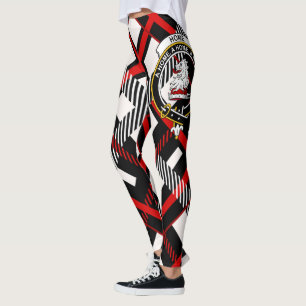 Scotstee Clan Hem Crest Tartan Dam Strumpbyxor Leggings