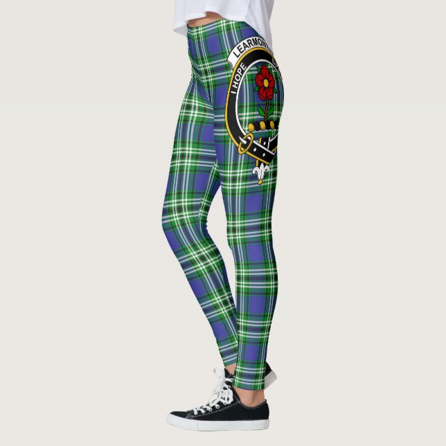 Scotstee Clan Learmonth Kamouflage Mönster Dam Leg Leggings (Vänster)
